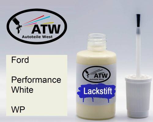 Ford, Performance White, WP: 20ml Lackstift, von ATW Autoteile West.